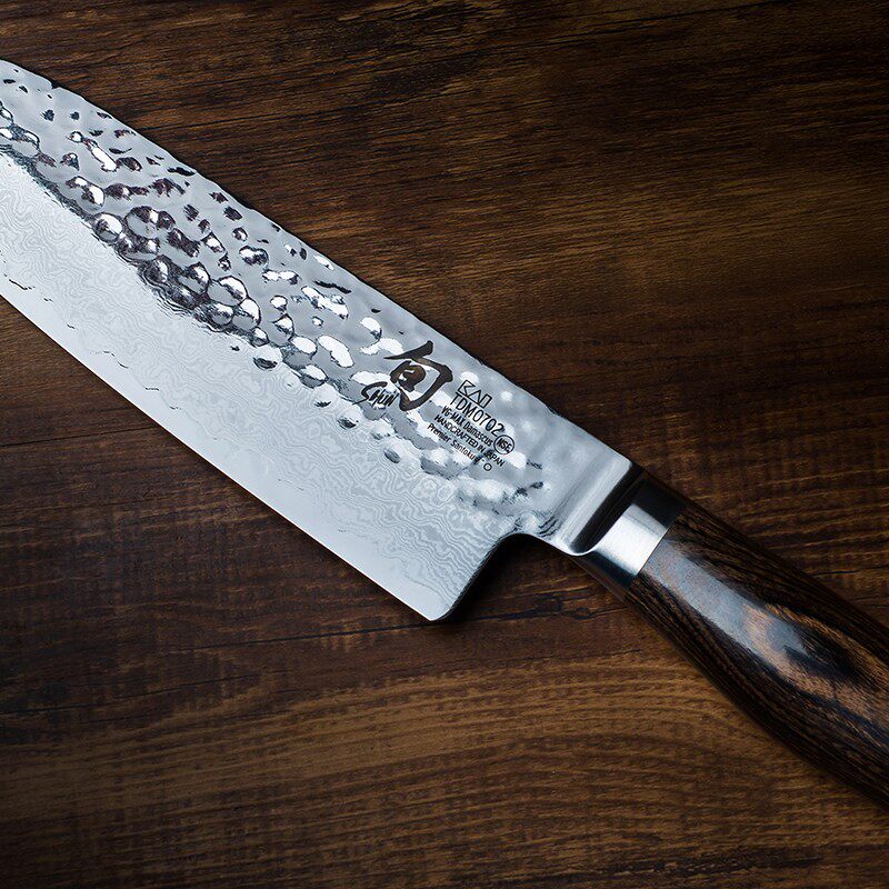 日本进口贝印旬刀大马士革钢刀辅食主厨三德菜刀菜刀