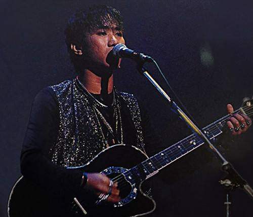 吉他beyond91演唱会黄家驹同款1869民谣电箱木吉41寸吉他民谣吉他