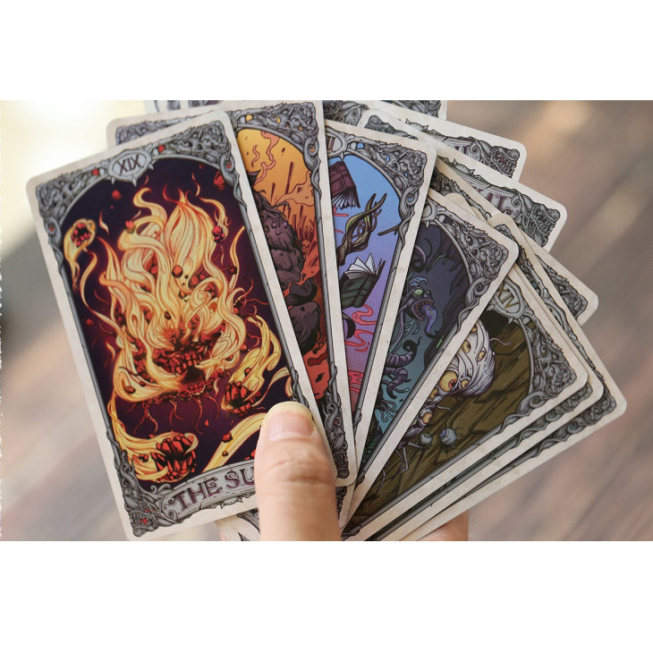 现货正版旧日低语克苏神话塔罗镀金收藏版二次元桌游卡牌