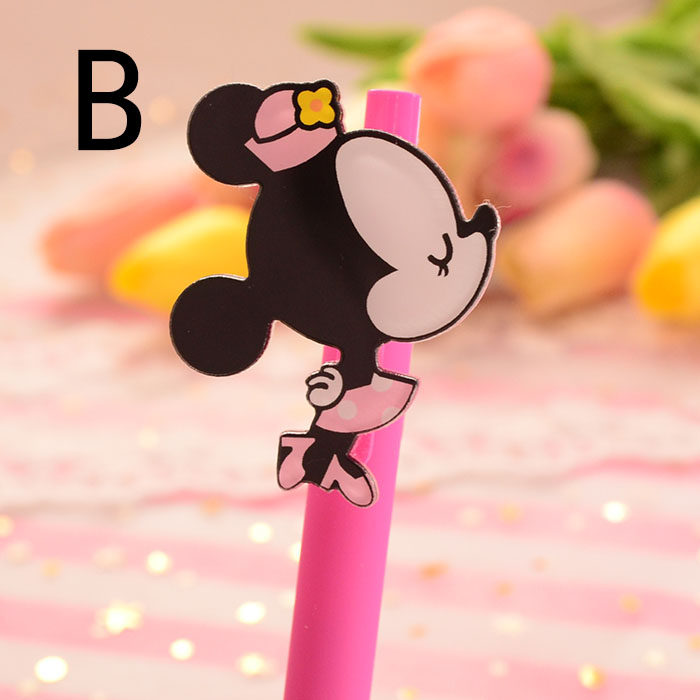 米奇米妮超萌卡通水笔中性笔签字笔diy原创中性笔