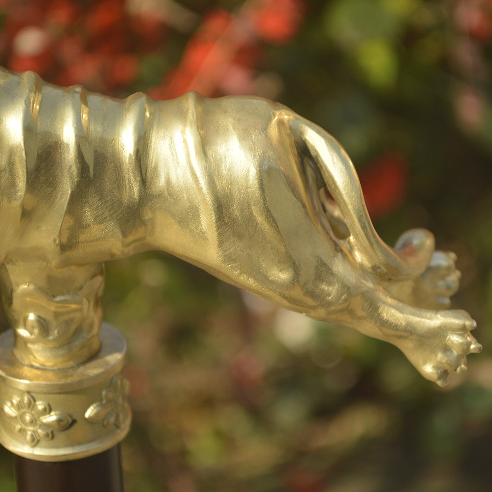 追龙同款手杖 藏宝斋正品虎头拐杖 年轻人个性拐扙 厂家定制道具