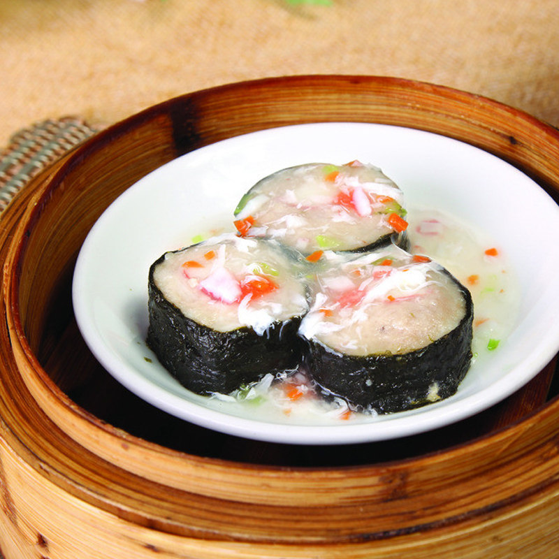 紫菜顺誉食品蟹籽300g广式早茶点心玉米冬菇包点