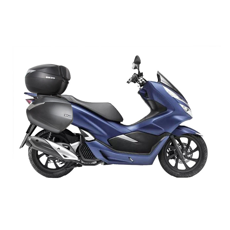 改装shad适用于pcx150摩托车夏德后备箱边侧尾箱尾架摩托车尾箱