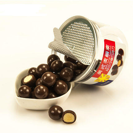 上海可可3个罐装100g味道童年百诺巧克力麦丽巧克力制品