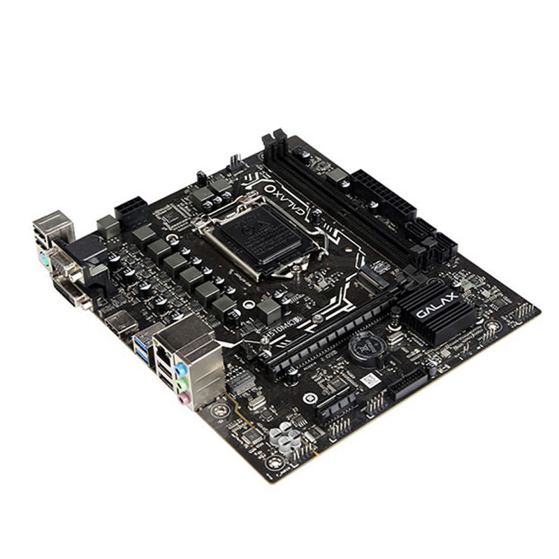 lga 1200 影驰h510m幻影h410m台式 机电脑主板b460m非主板cpu套装