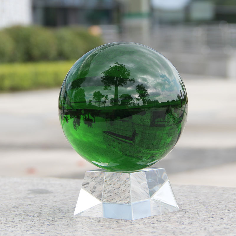 黑色水晶球摆件办公室镇宅风水球开光黑曜石球辟邪挡煞防小人摆件