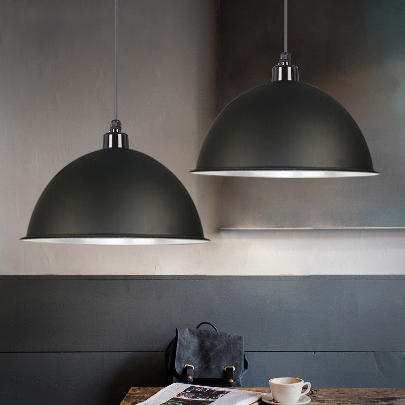 复古工业风单头吊灯工矿矿灯灯罩工厂厂房仓库办公室客厅吊灯