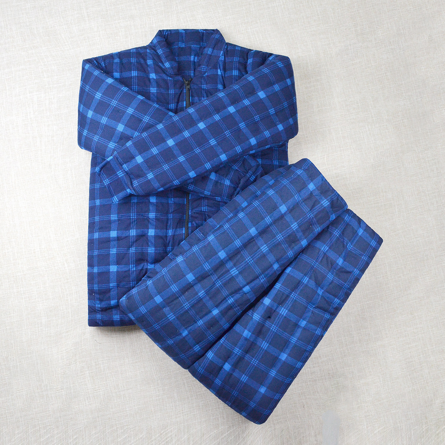 纯棉棉花手工棉衣套装棉袄棉裤男女成人中老年棉衣