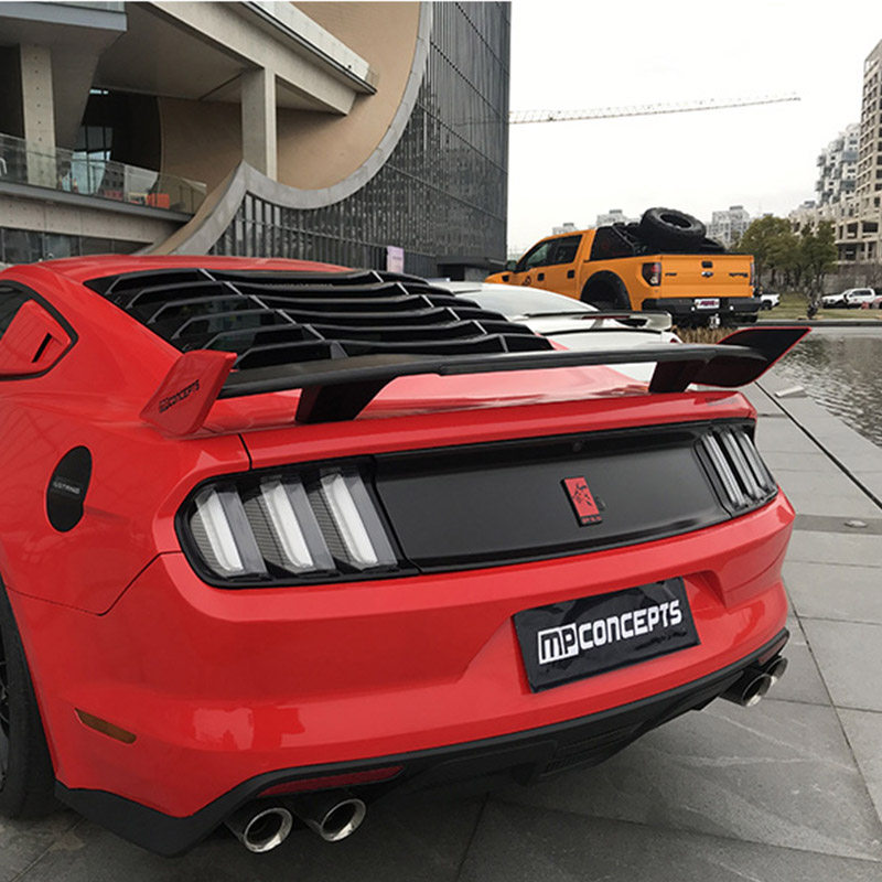 尾翼福特野马改装mp霹雳游侠带灯流水mustang尾翼