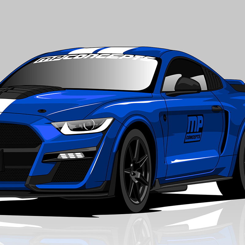 1521款福特野马gt500侧裙mustang改装专用gt包围汽车包围