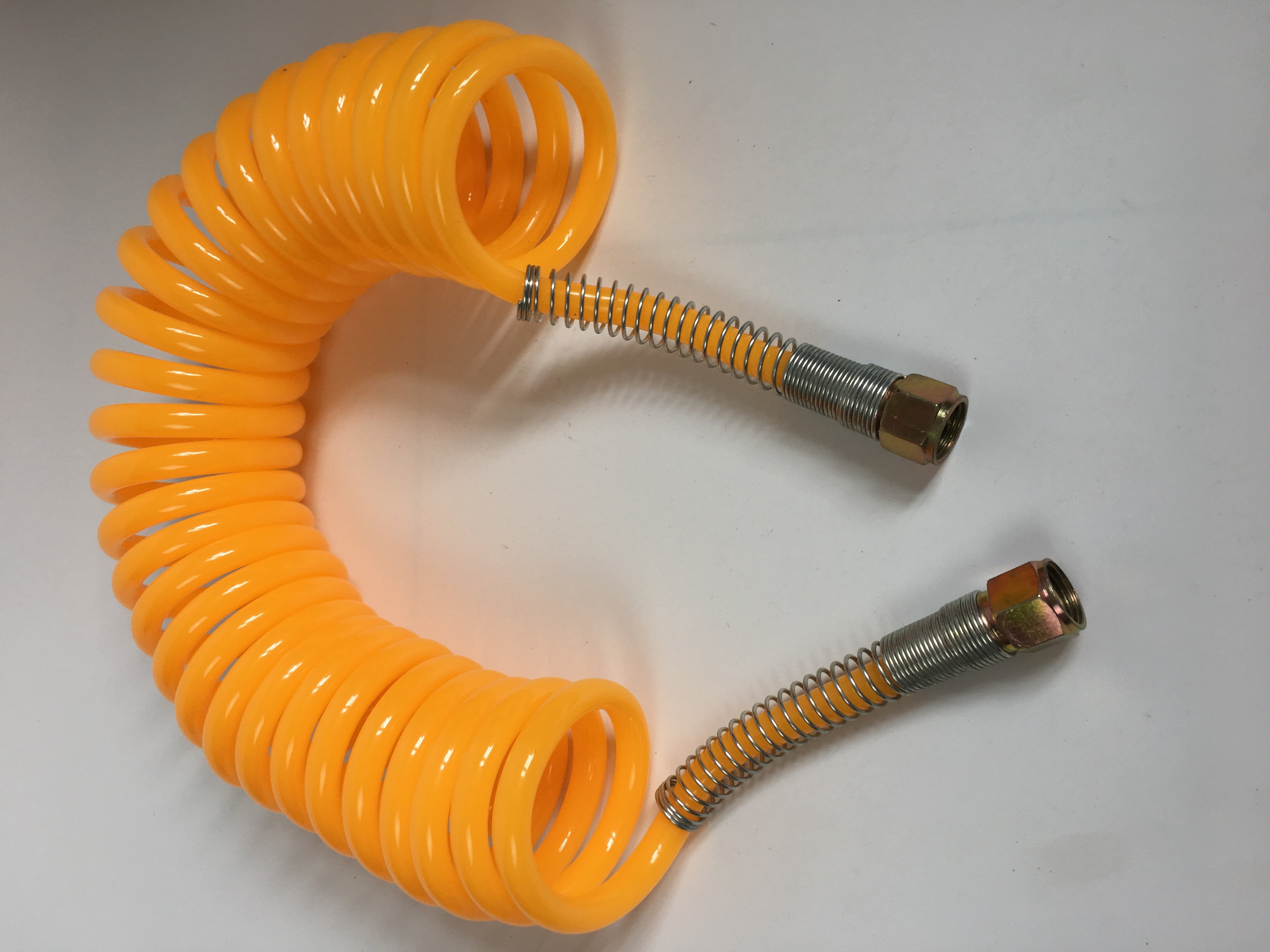 气管防冻低温半挂车连接螺旋弹簧刹车pu挂车排气管