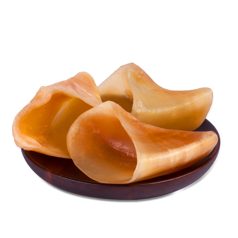 萌大叔宠物零食牛蹄壳磨牙耐咬狗狗零食补钙牛骨小大型犬金毛6只