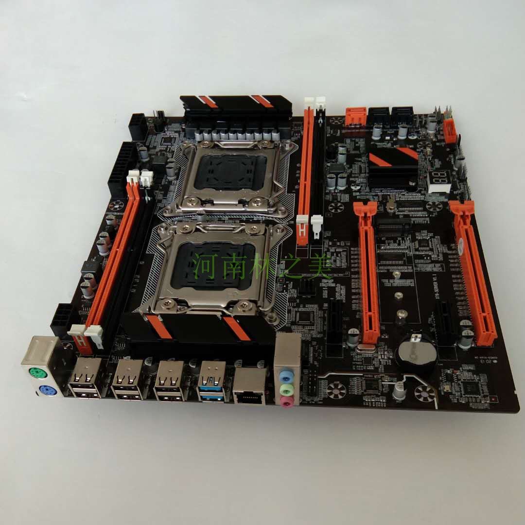 全新x79双路主板cpu套装2011针支持服务器ddr3主板