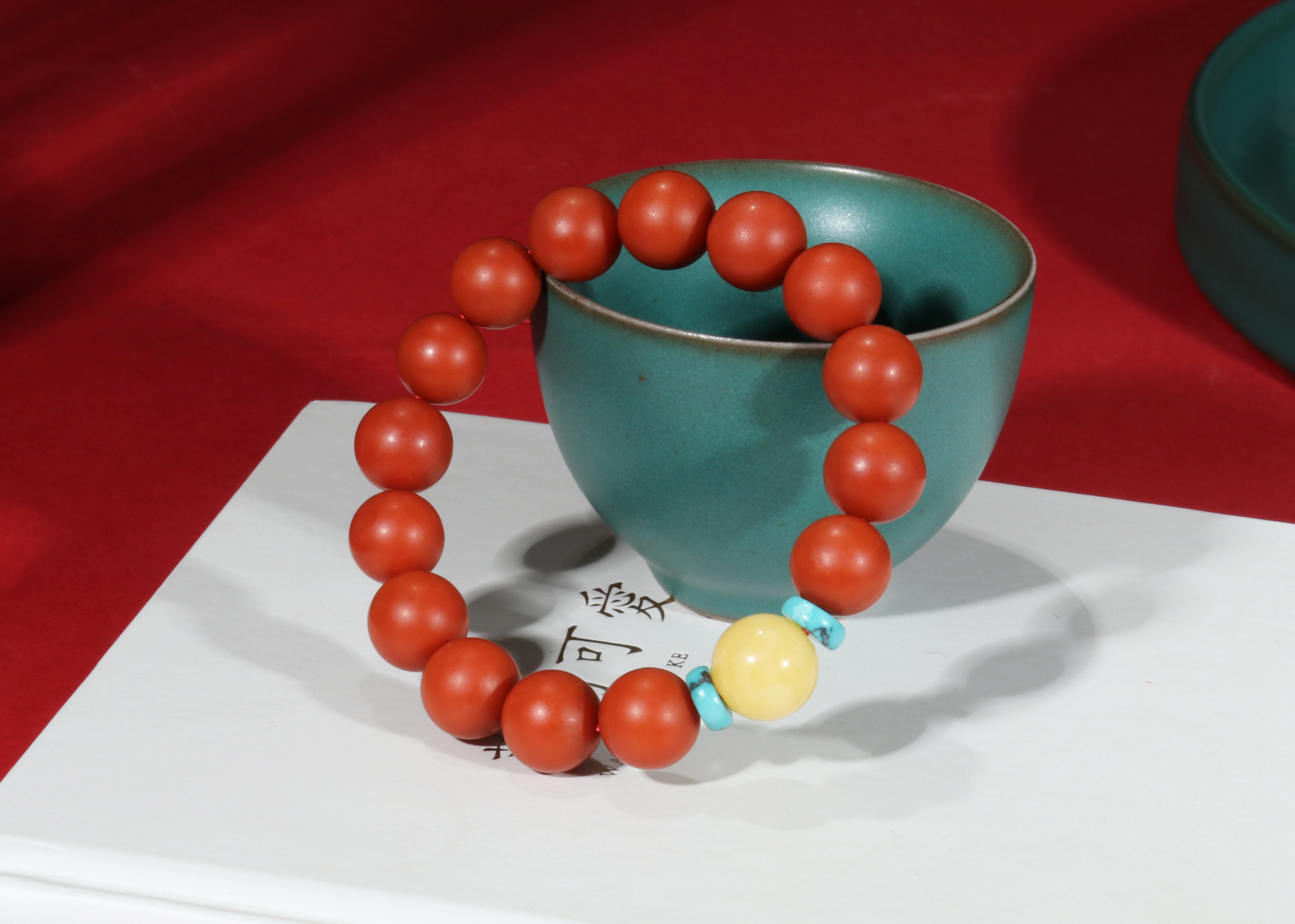 帝廷收藏级保山高保山南红圆珠手链手串油润手饰