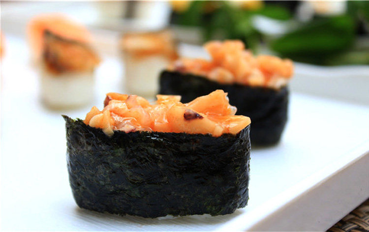 墨鱼寿司料理级味付江门顺福解冻即食2kg冷冻墨鱼