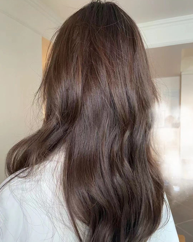 日本milbon玫丽盼染膏发廊染发剂榛果米色8hhz9mmn小红彩染