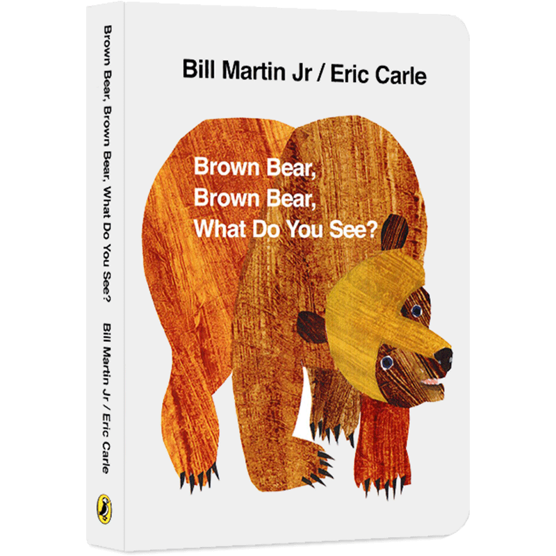 英文原版启蒙绘本5册 i am a bunny我是一只兔子 brown bear棕色的熊