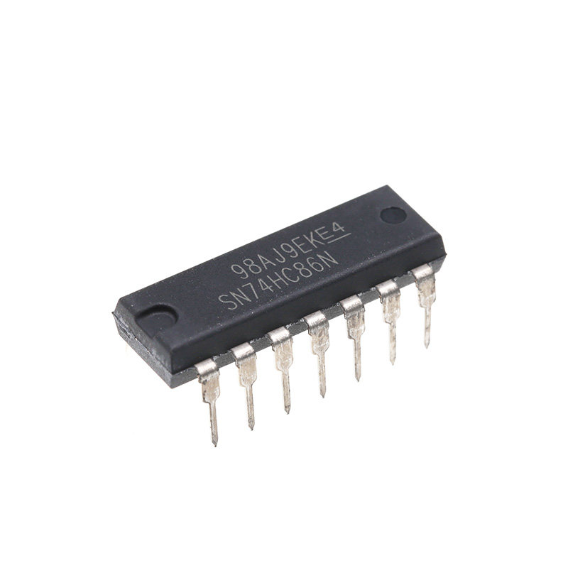芯片原装正品sn74hc86n输入端异或直插dip14逻辑集成电路ic