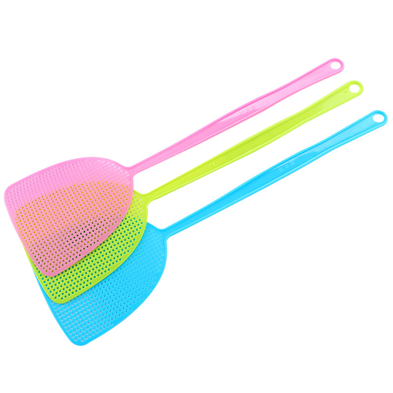 苍蝇拍夏季塑料手动大号家用长柄耐用苍蝇拍子苍蝇拍