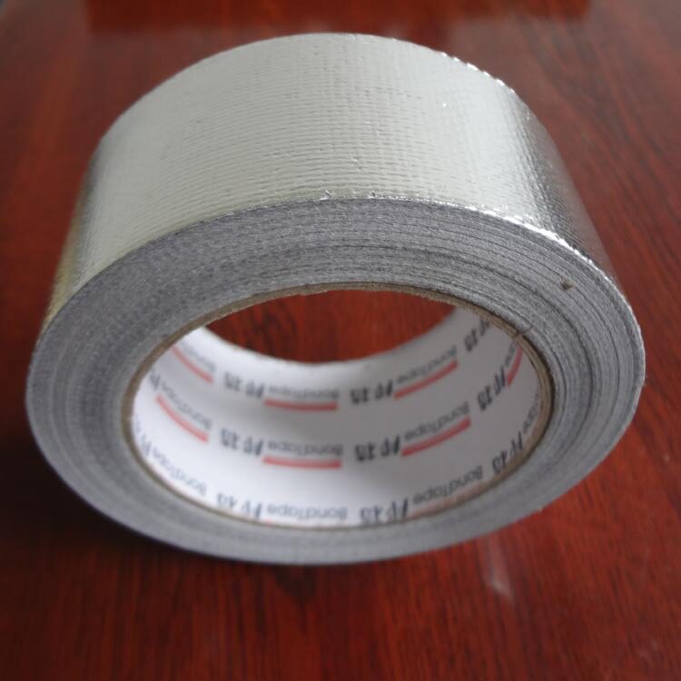 铝箔胶带玻纤加布加厚撕裂耐温防潮铝箔胶带