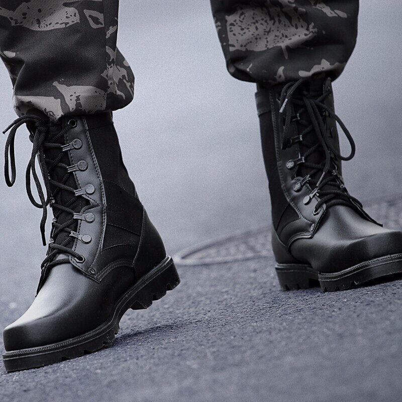 盾郎户外春秋特种兵作战战术靴男沙漠军靴男军战术靴