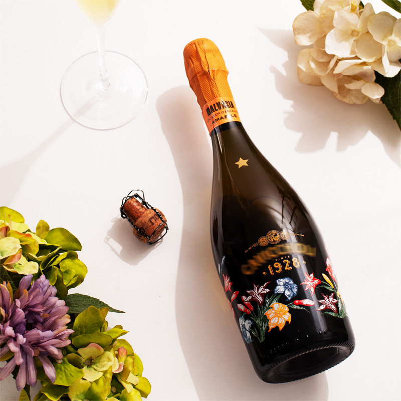 临期750ml意大利之花甜型起泡葡萄酒进口低度气泡起泡及香槟葡萄酒