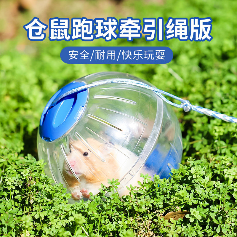 小仓鼠跑轮运动滚轮大号静音金丝熊用品玩具牵引玩具