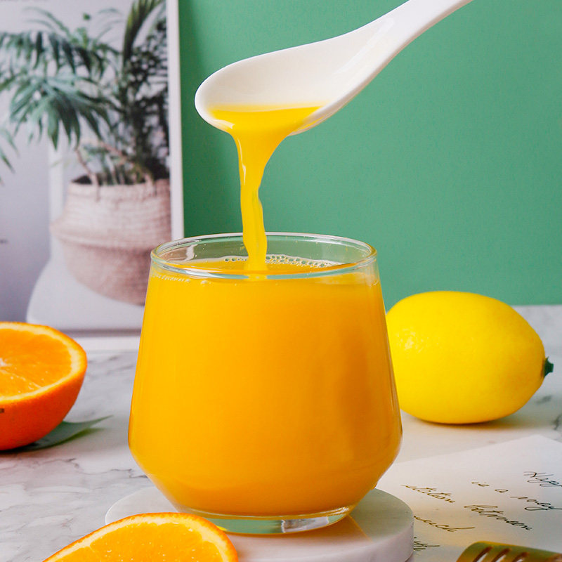 橙汁鲜榨冷冻柳橙汁原汁水果茶饮品奶茶店专用商用速冻非浓缩原浆