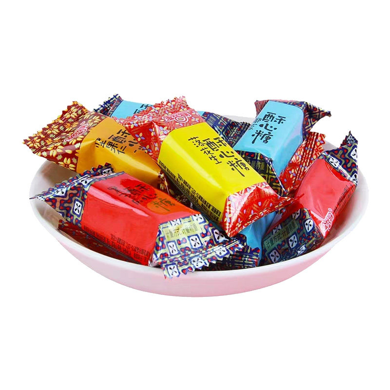 金丝猴酥心糖黑芝麻花生酥糖散装糖混合口味结婚糖果