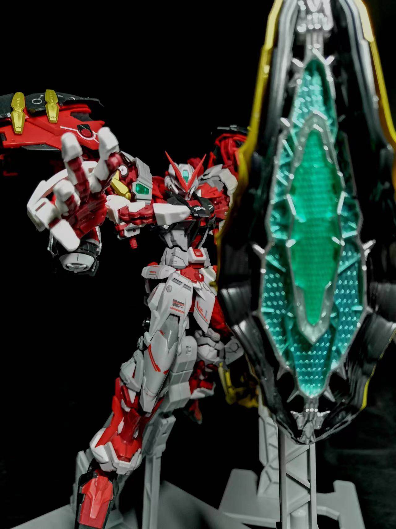 大班猩猩臂红异端8814mb配水贴地台高达拼装模型高达模型专区