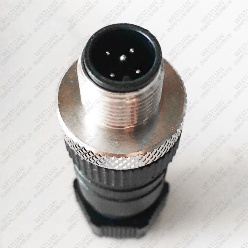 lumberg德国国隆m12针形芯公接头rsc稳定易用转接头