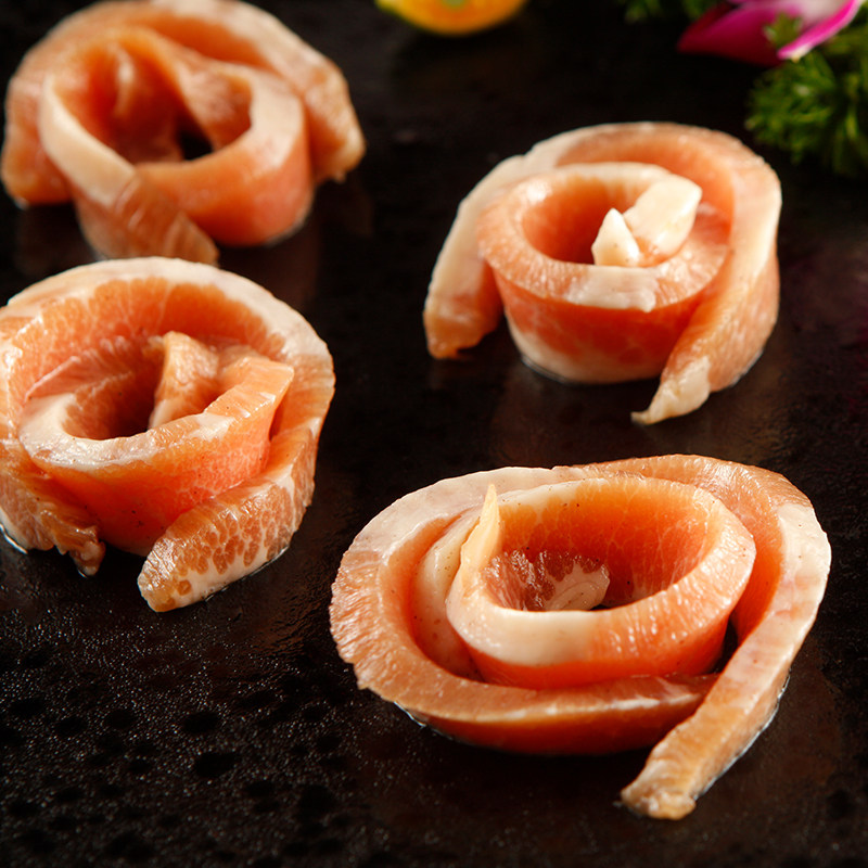 猪雪花肉明洋韩式烧烤食材150g新鲜生鲜未腌制原味肉生猪肉猪排