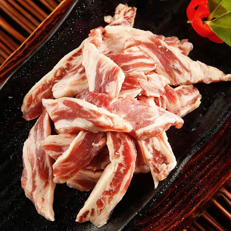 牛肉原切肋条安格格斯进口烧烤食材200g生牛肉