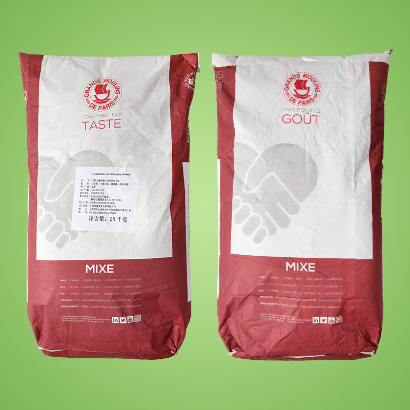 巴黎大磨坊 t45法国进口蛋糕粉面粉低筋粉饼干小麦粉 整袋25kg