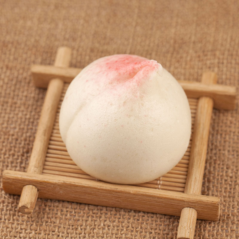 八记生日蛋糕300g沙包豆沙祝寿长辈糕点老人寿桃包点