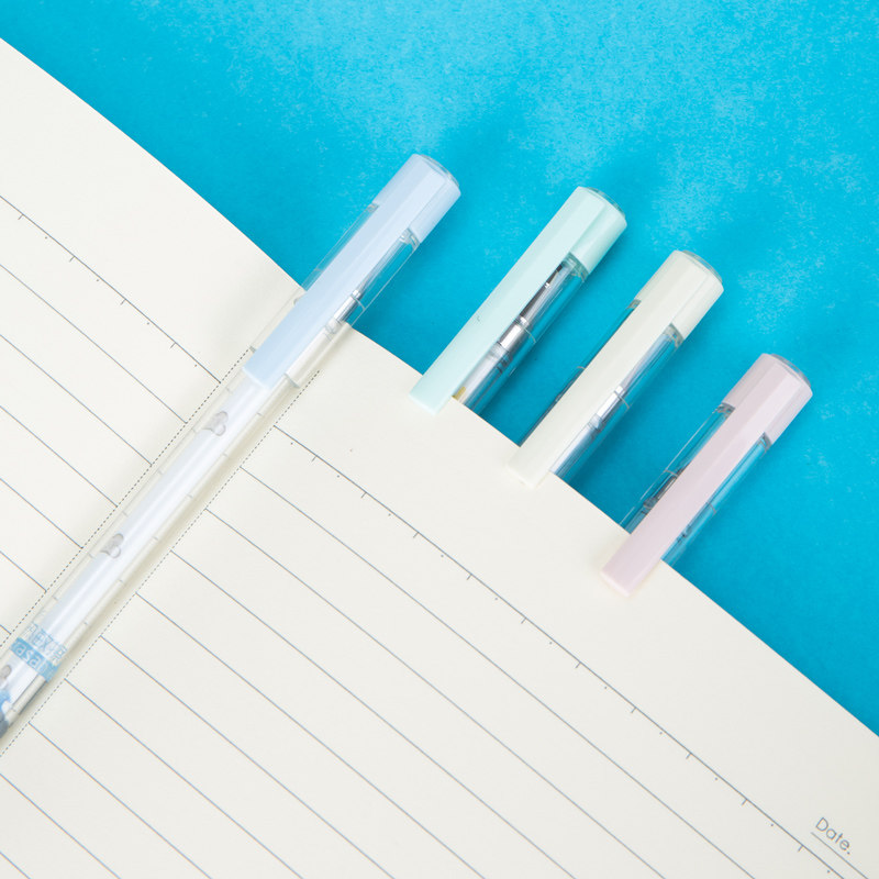 得力(deli)热可擦热敏擦笔小学生中性笔热魔摩磨力易擦黑色0.