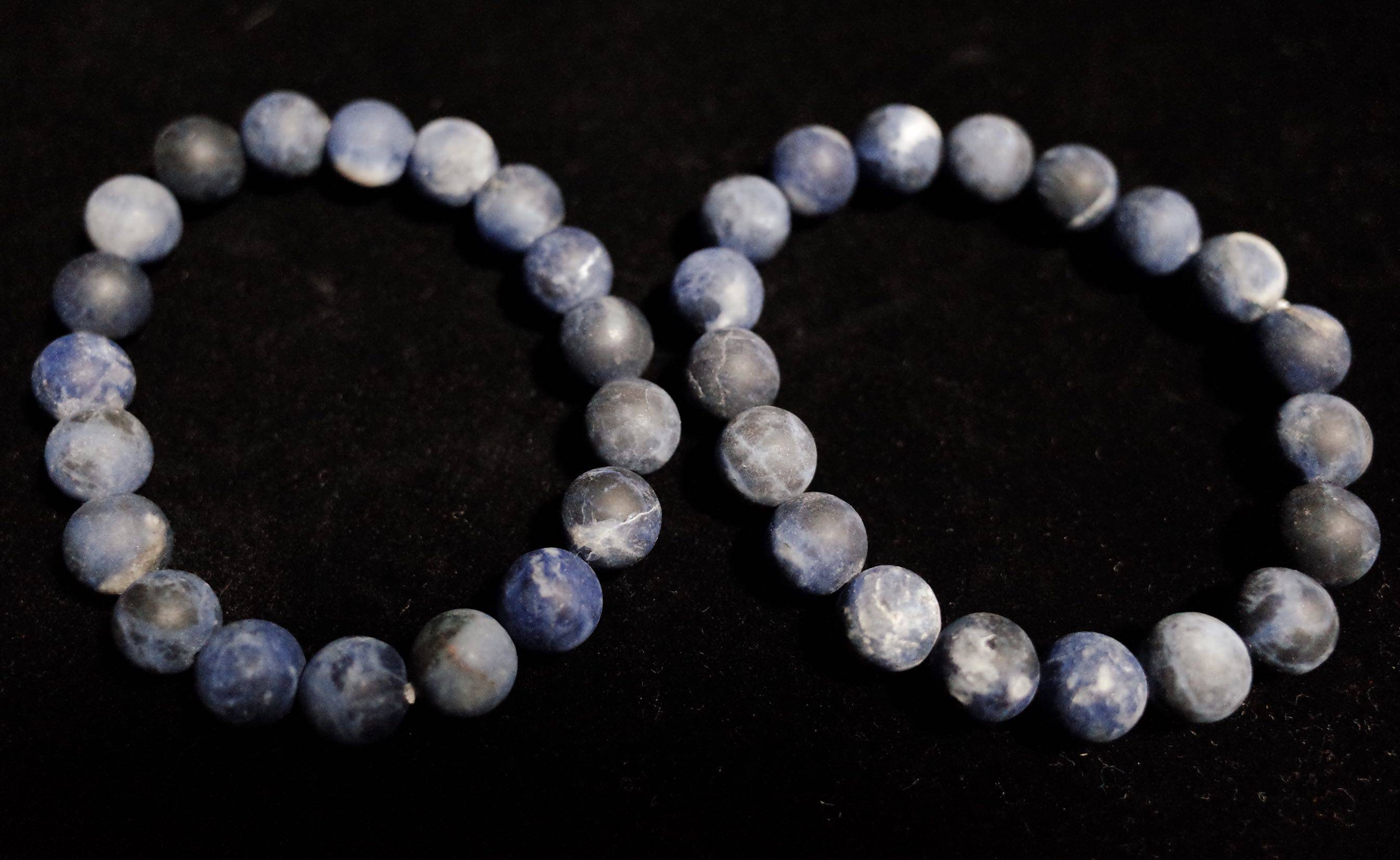 海洋之情所爱隔山海蓝纹石能量手串文艺情侣手链