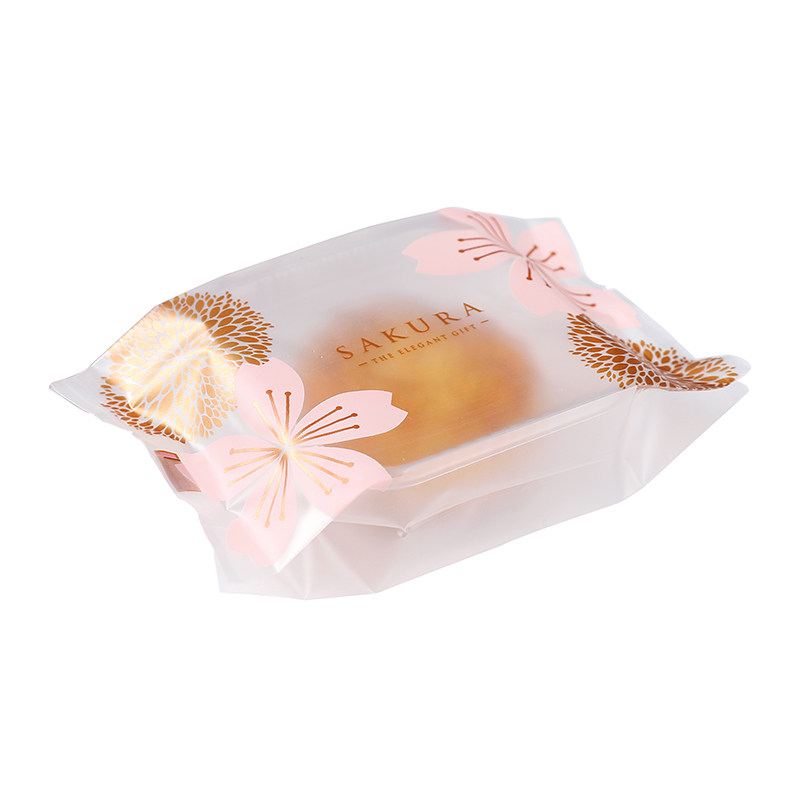 圣诞节包装袋磨砂机封袋平口袋糖果面包袋饼干点心袋礼物袋50个装