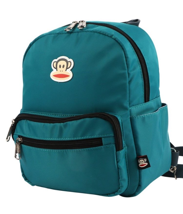 书包大嘴猴paulfrank幼儿素色简约休闲潮流学生学生书包