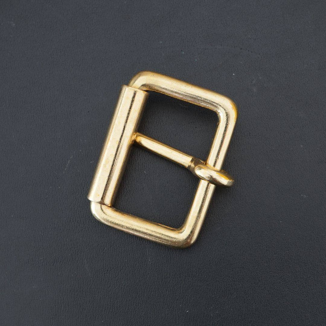 顺记五金 sj08 黄铜皮带扣 铜针扣 皮具diy扣头 内宽38mm 10个/包