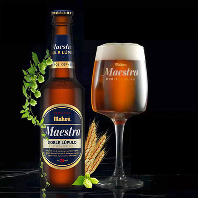 临期特价整箱西班牙进口马傲迈思mahou原味小麦啤酒