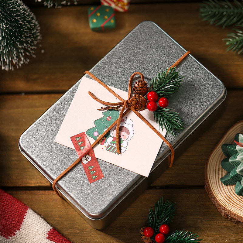 圣诞贺卡小卡礼物三折创意卡通留言手写diy装饰贺卡