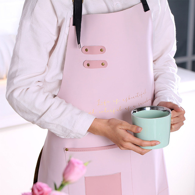 Plus some fun leather aprons waterproof anti-oil pollution clean sleeveless aprons aprons home gardening clothes for men and women Plus some fun leather aprons waterproof anti-oil pollution clean sleeveless aprons aprons home gardening clothes for men and women