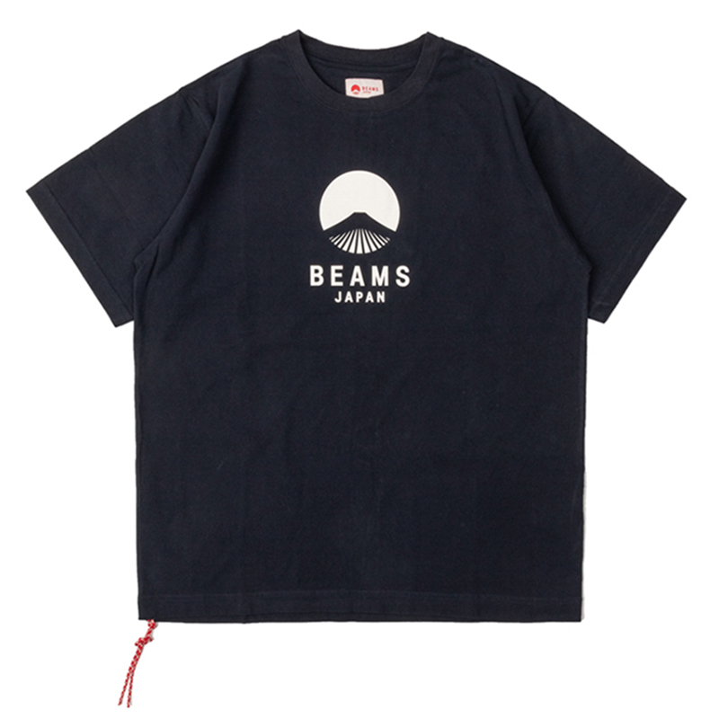 crissrexstorebeamsjapan日本制限定富士山图案串绳短袖tee恤