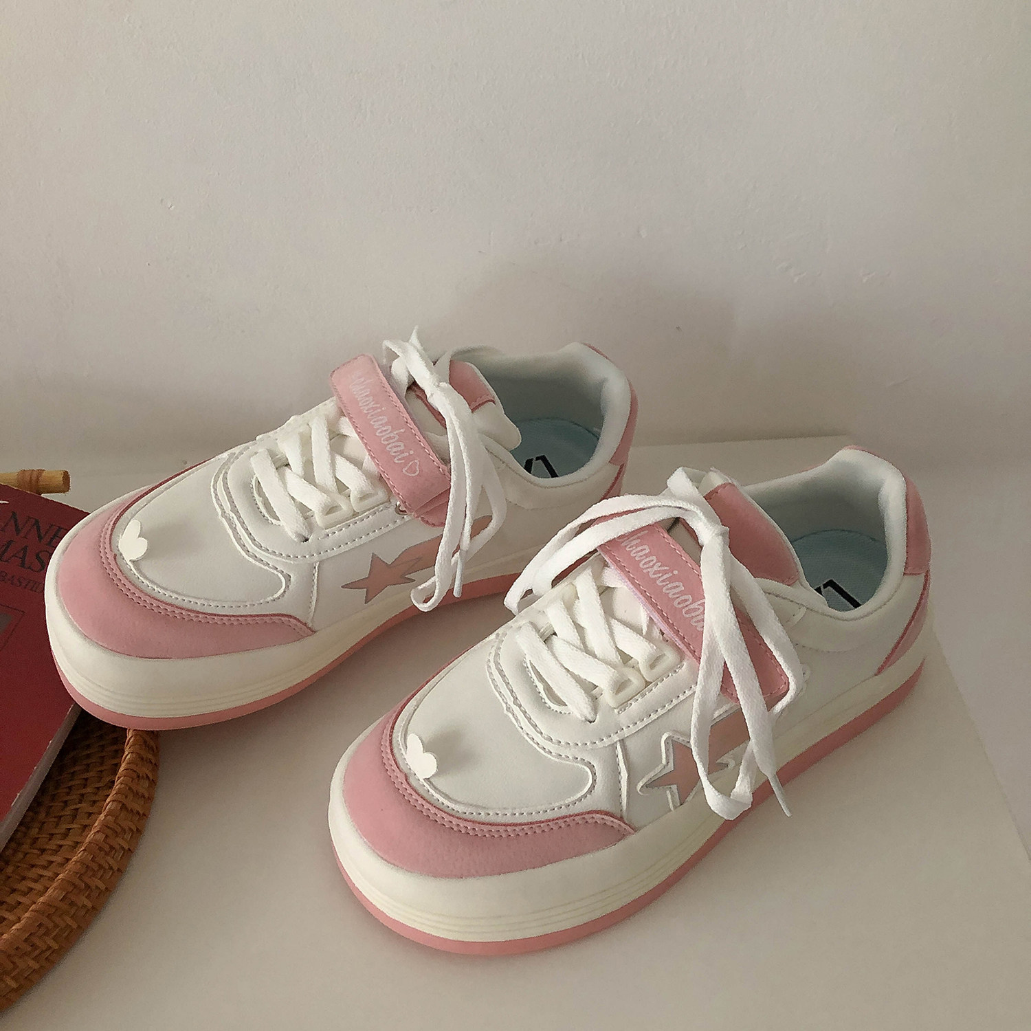 林先少女鞋子lolita软妹运动鞋ins百搭老爹可爱时尚休闲鞋