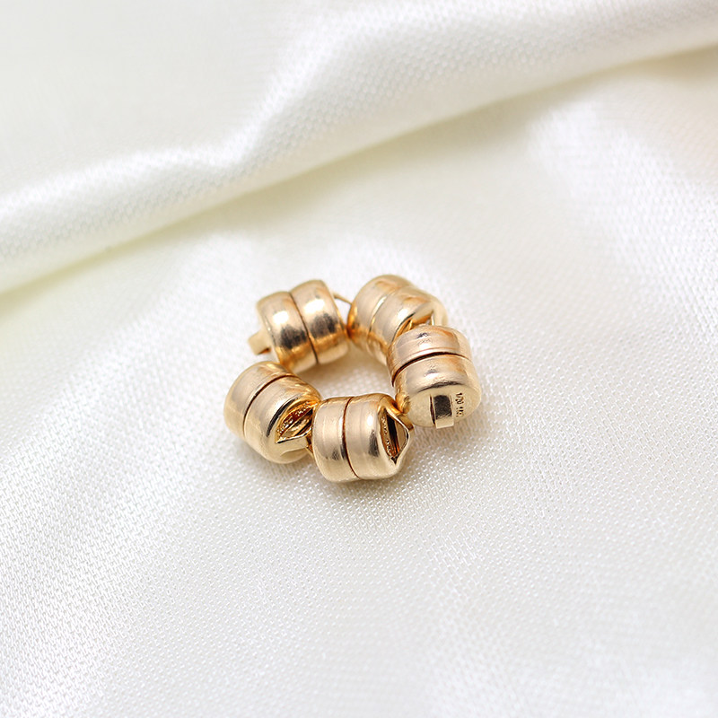 铁扣珍珠链扣安全手链磁铁项链diy配件金磁扣