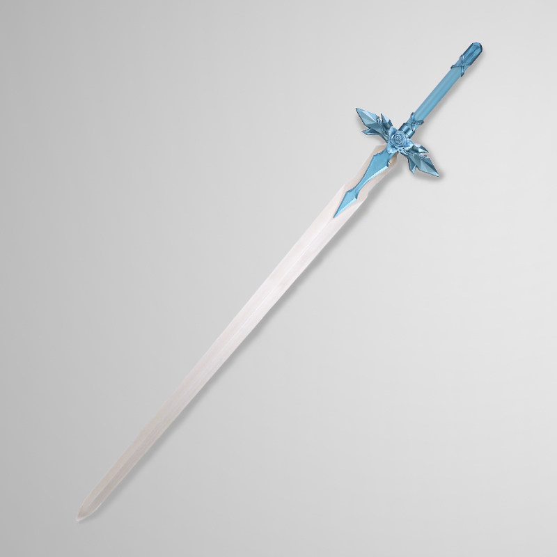 金属未开刃预定 刀剑神域武器模型 青蔷薇蓝蔷薇剑 桐人尤吉欧佩 - 爱