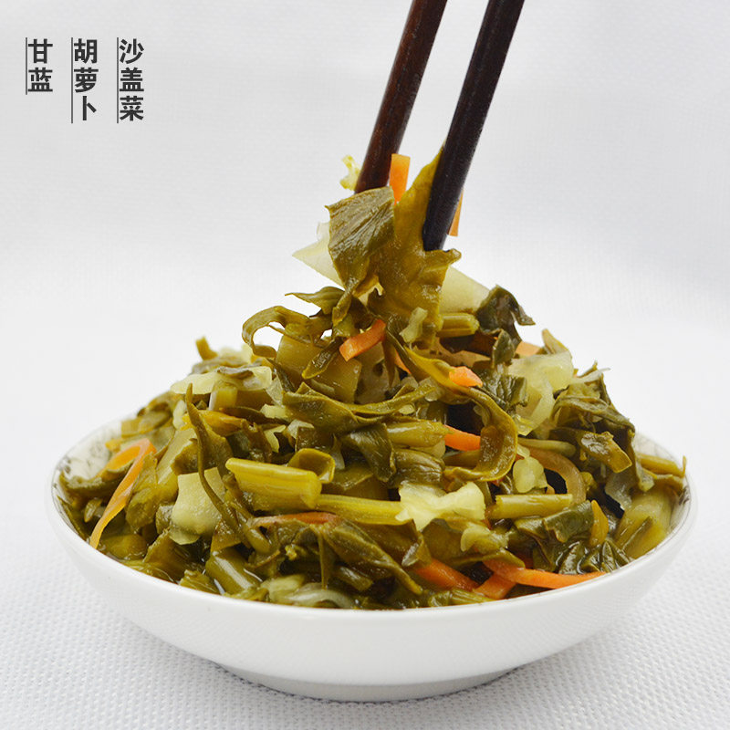 沙盖陕北特产妹沙芥菜腌菜咸菜泡菜盐水水渍腌制