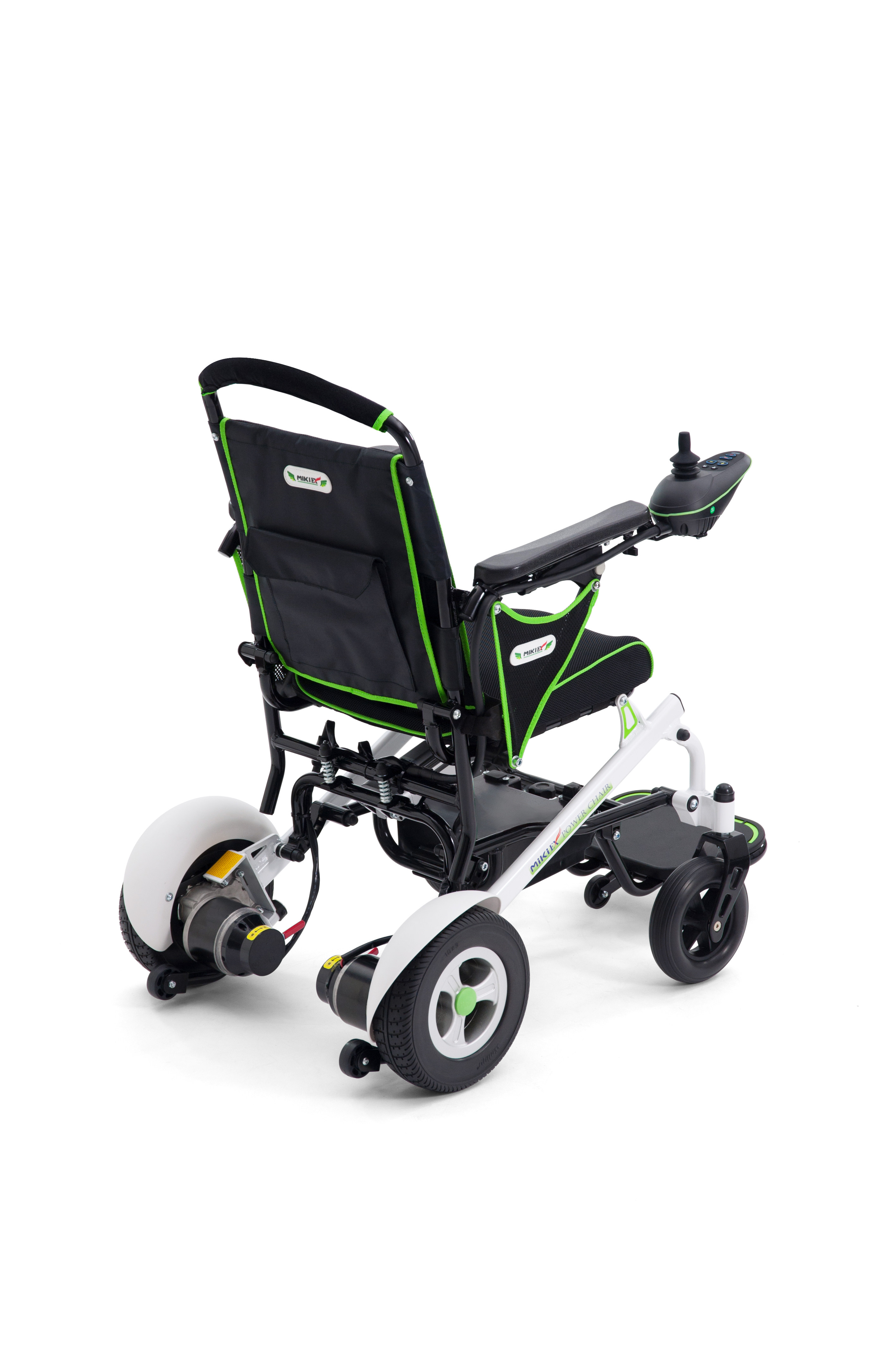 日本三贵miki电动轮椅车若jrwd602自动折叠轻便电动轮椅