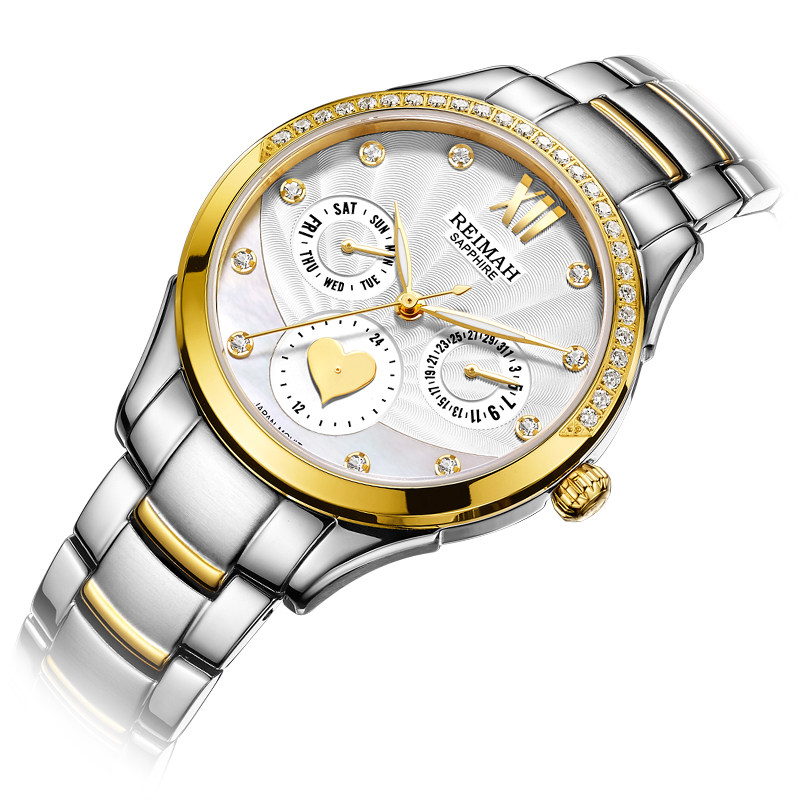 雷迈表reimah手表翼心动系列石英表女表简约时尚知性优雅6116l